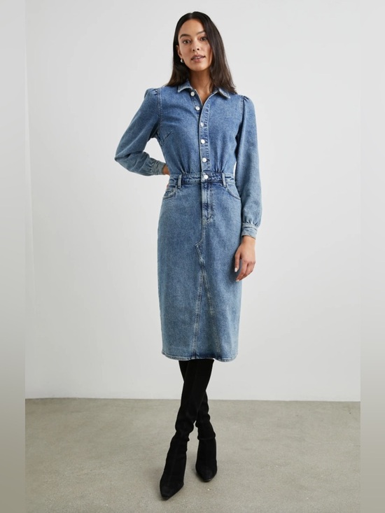 Rails Dresses & Skirts - [NWOT] $278 RAILS Beverly Denim Midi Dress. Size Small